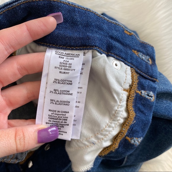 Good American High Rise Button Fly Jeans Size 2 - Picture 8 of 8